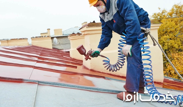 روش رنگ آمیزی شیروانی